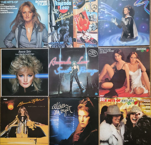 Sammlung von platten - von, lp-platten