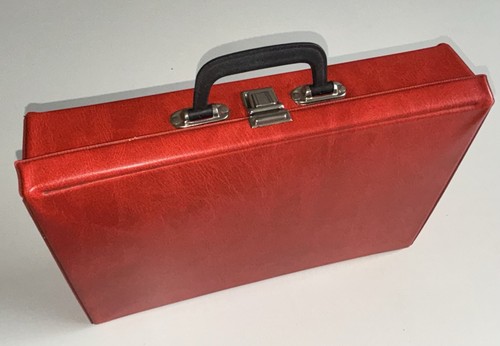 Vintage 80s red - red, vinyl