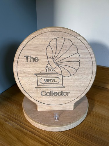 Vinyl record holder display