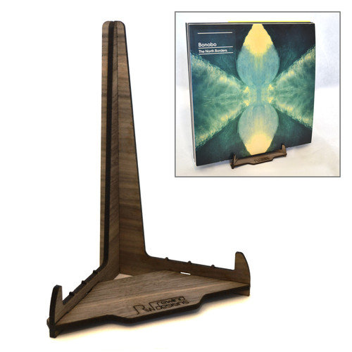 Walnut vinyl record storage - walnut,