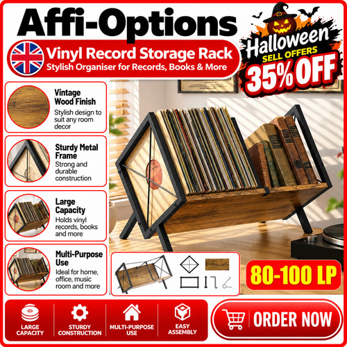 Vinyl record storage holder - record,
