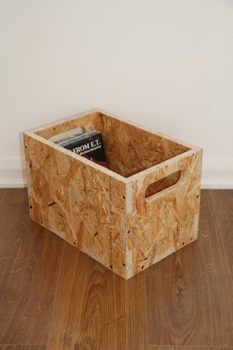 Vinyl record holder - 7", osb
