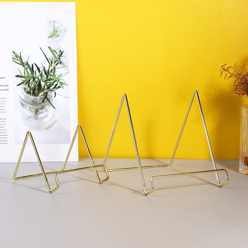 Black gold holder desktop - black,