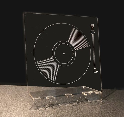 Vinyl record display now - record,